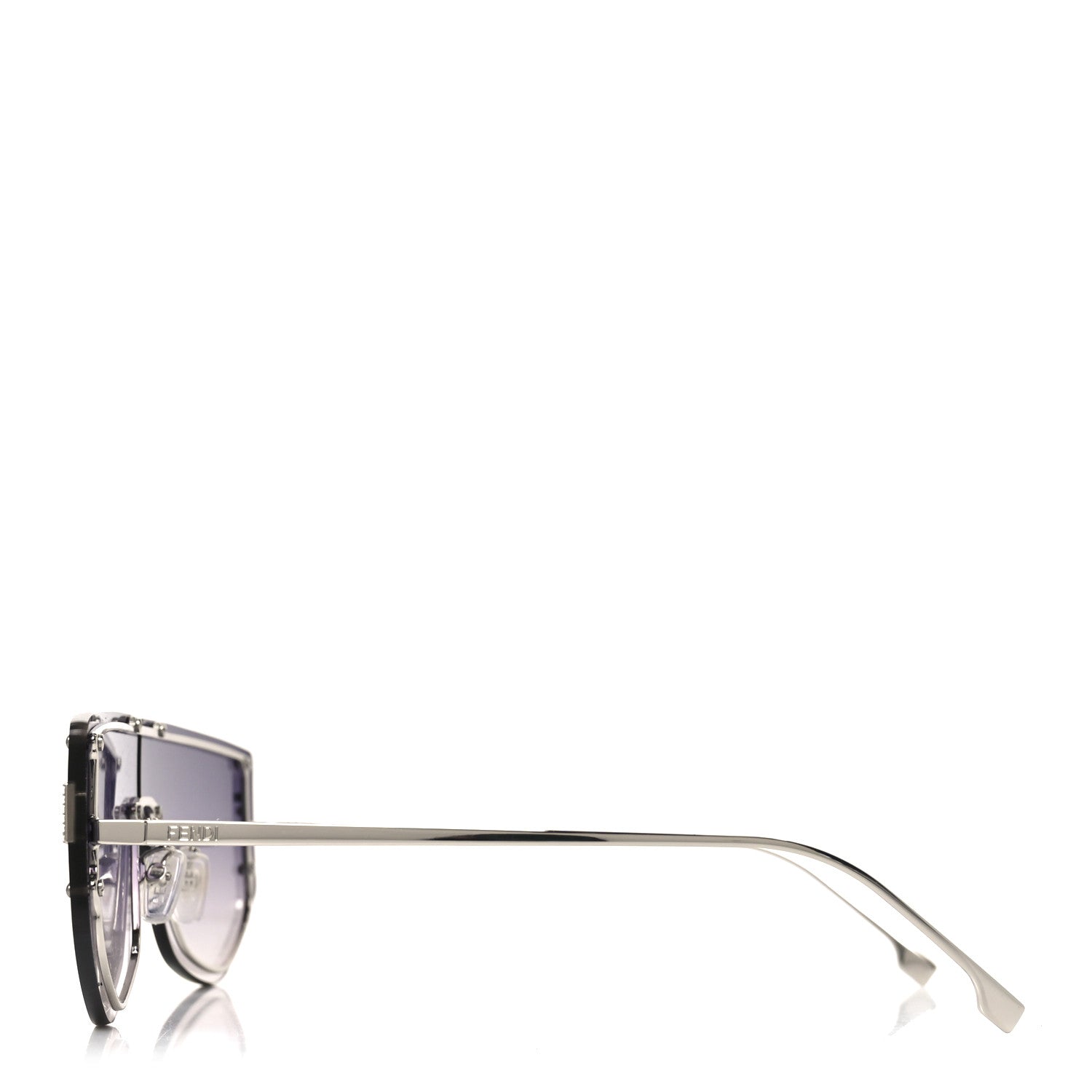Fendi Metal Fendi First Sunglasses FE 40096/U Black 3 of 7