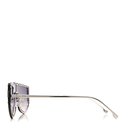 Fendi Metal Fendi First Sunglasses FE 40096/U Black 3 of 7