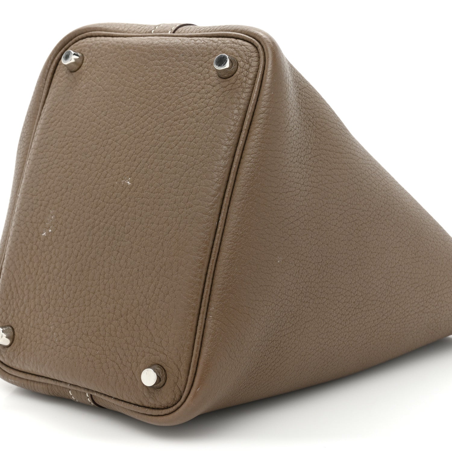 Hermes Taurillon Clemence Picotin Lock 18 PM Etoupe 8 of 14