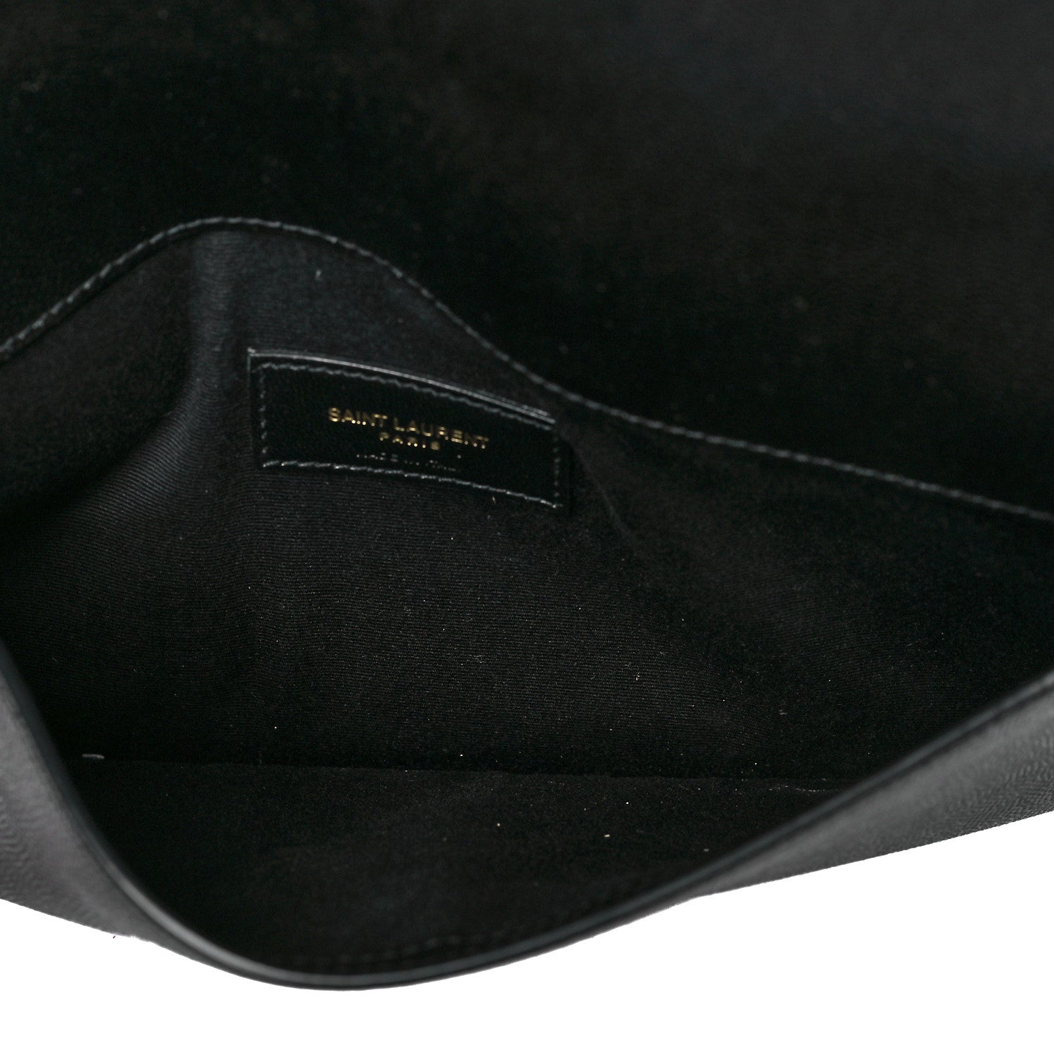 Saint Laurent Grain De Poudre Uptown Pouch Black 5 of 9