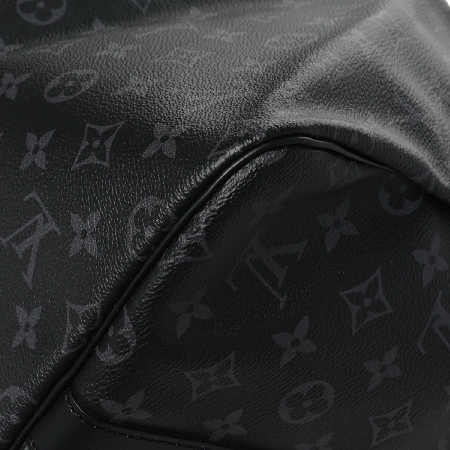 Louis Vuitton Monogram Eclipse Keepall Bandouliere 55 11 of 11