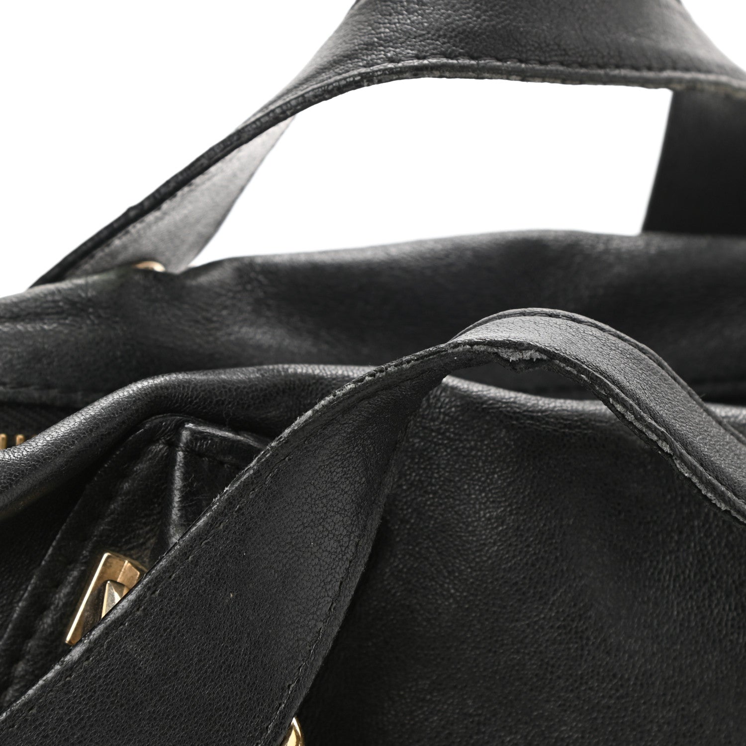 Chloe Calfskin Medium Military Paraty Black 14 of 18