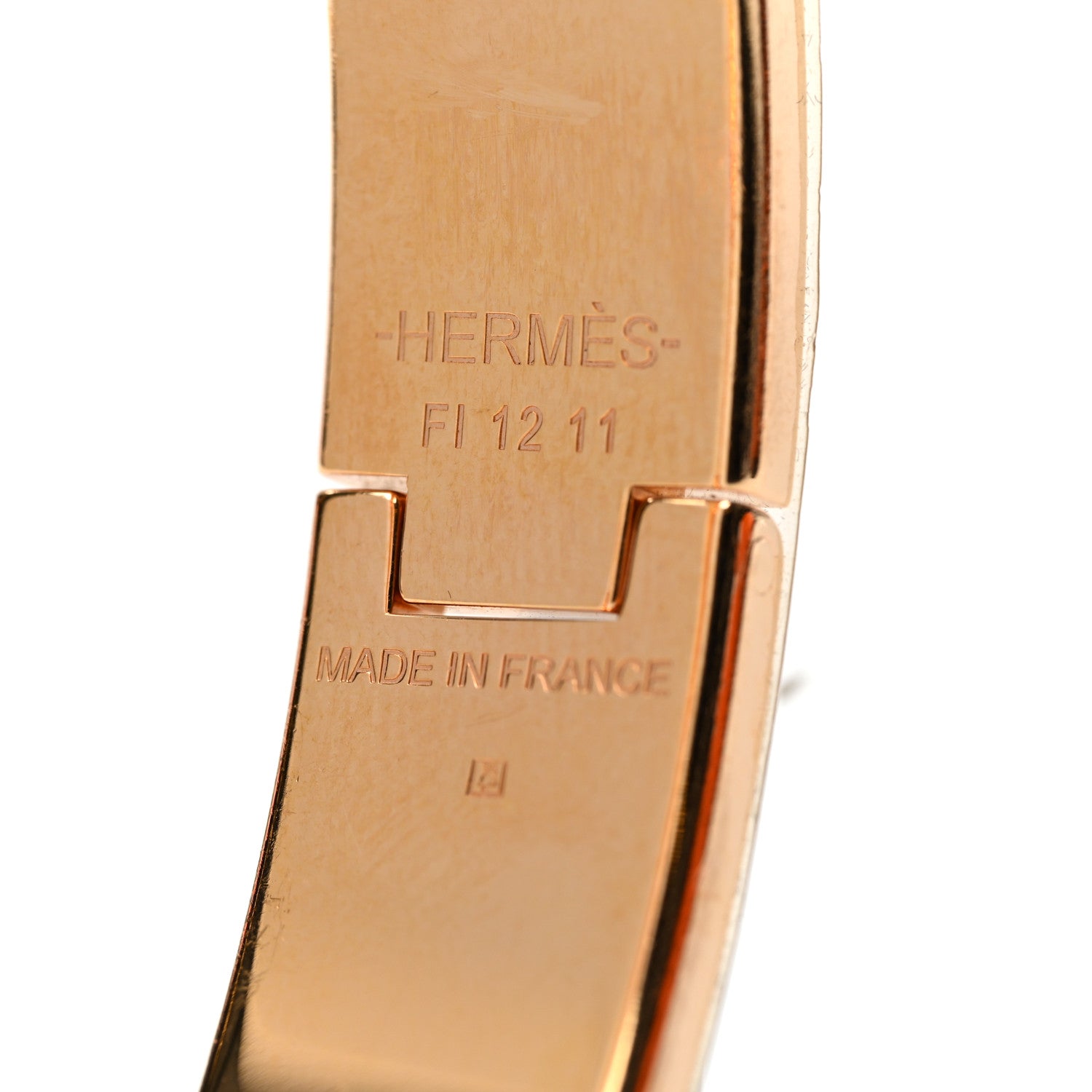Hermes Enamel Printed Brides de Gala Bayadere Narrow Clic Clac H Bracelet PM Pastel Acidulé 4 of 5