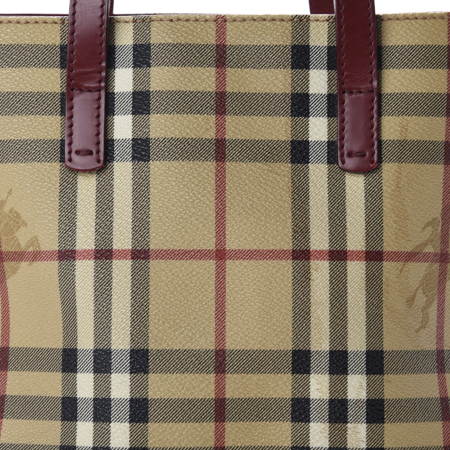 Haymarket Check Small Tote Red