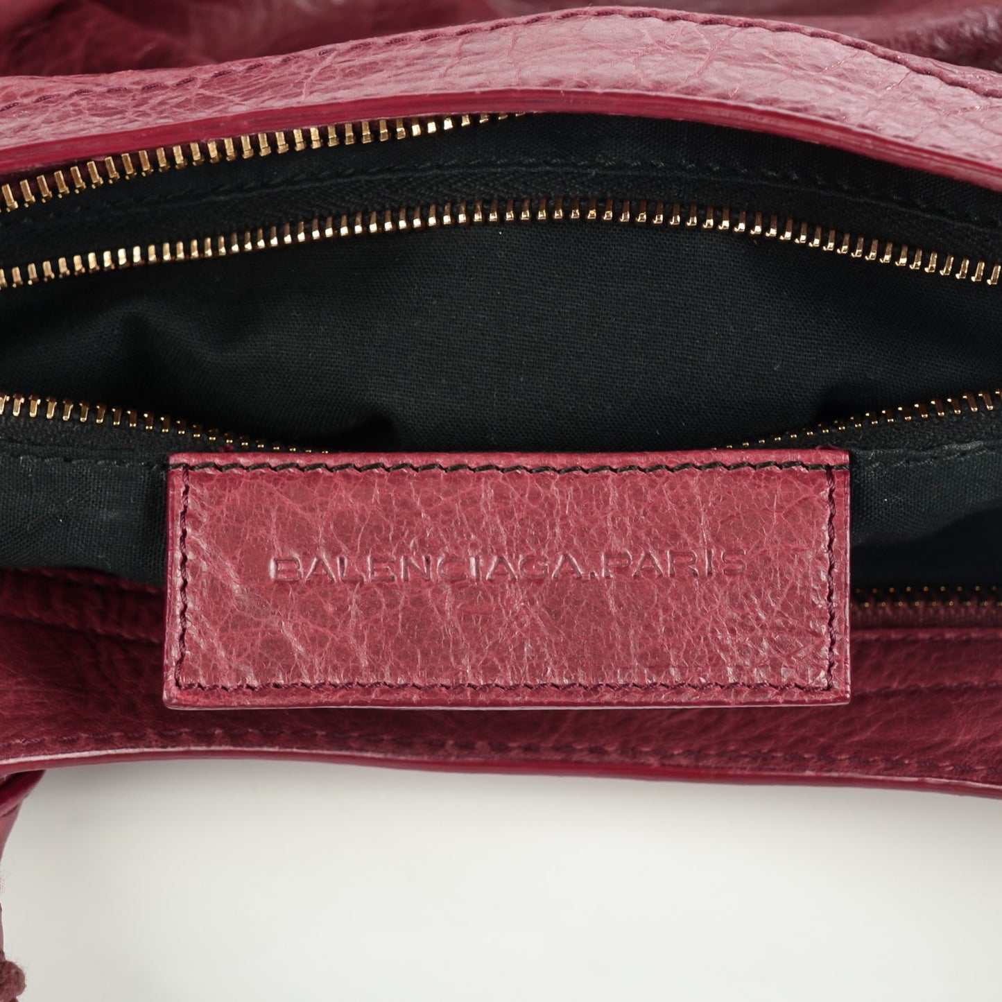 Agneau Giant 12 Rose Gold Hardware City Cassis