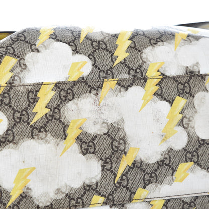 Gucci GG Plus Monogram Lightning Bolt Messenger Diaper Bag Beige 9 of 9