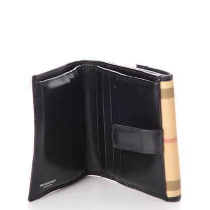 Burberry House Check Compact Wallet Black 5 of 12