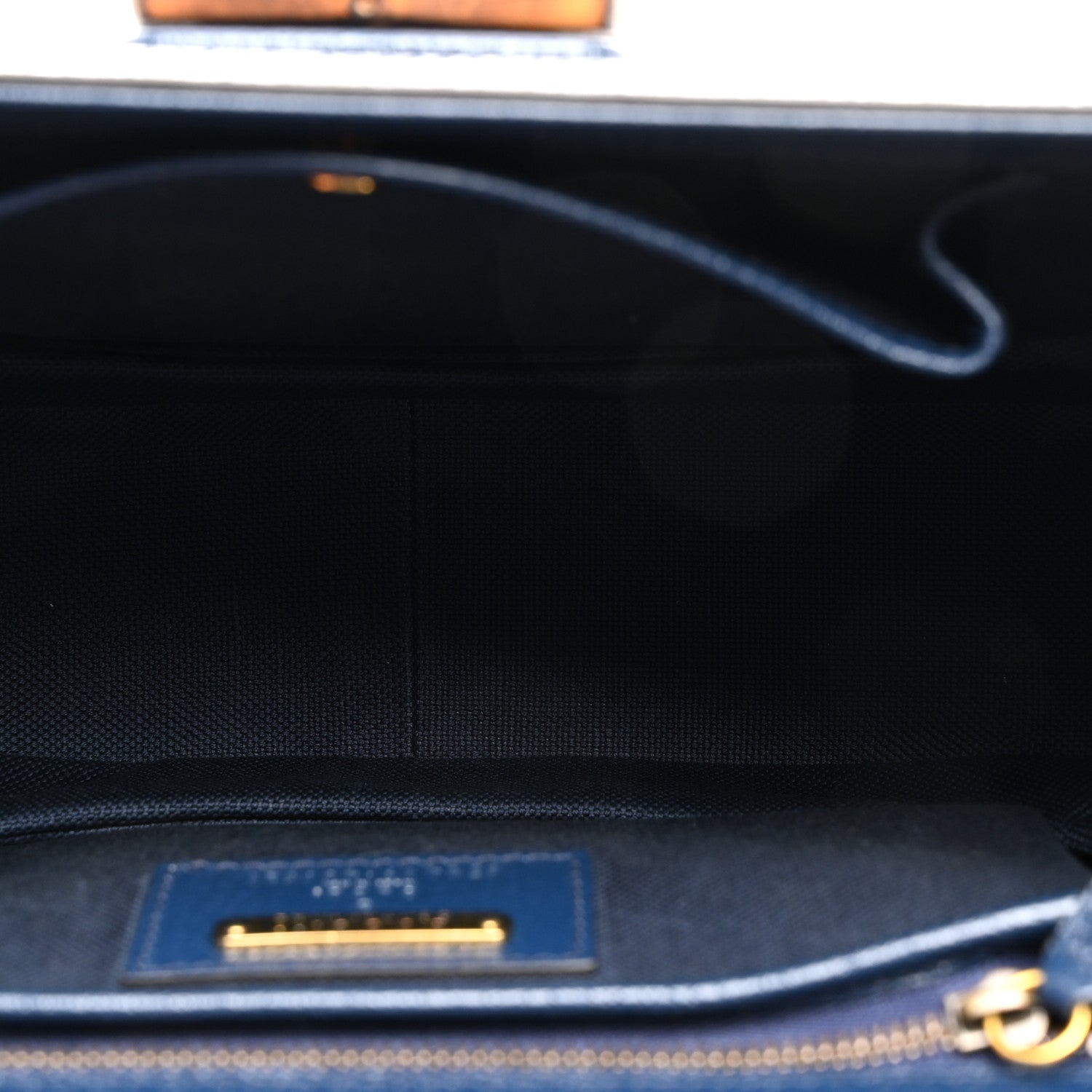 Gucci Calfskin Kaleidoscope Medium Bamboo 1947 Top Handle Bag Blue Orange Multicolor Blue Agata 6 of 10