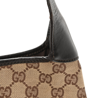 Gucci Monogram Web Jackie O Hobo Dark Brown 10 of 13