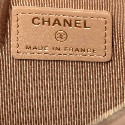 Chanel Caviar Quilted Classic iPhone Pouch Beige 6 of 7