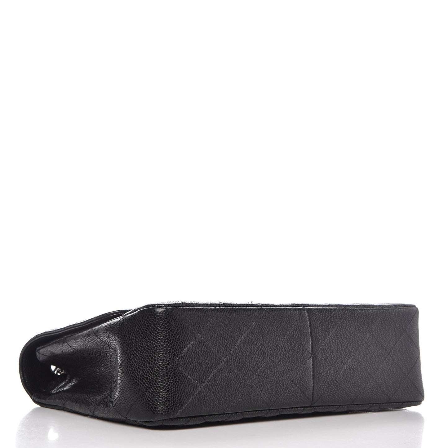 Caviar Quilted Jumbo Single Flap Black