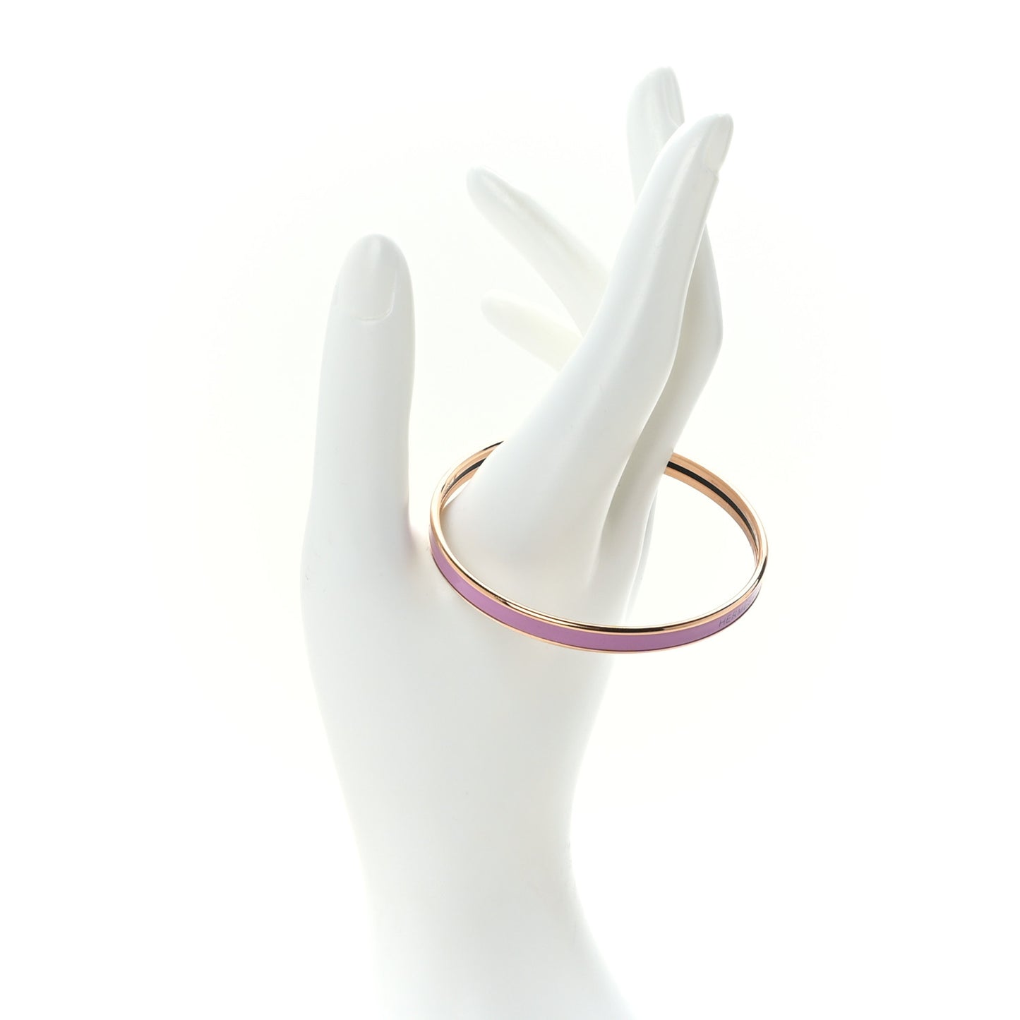 Enamel Uni Bangle Rose Dragee