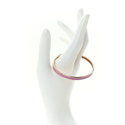 Hermes Enamel Uni Bangle Rose Dragee 2 of 5