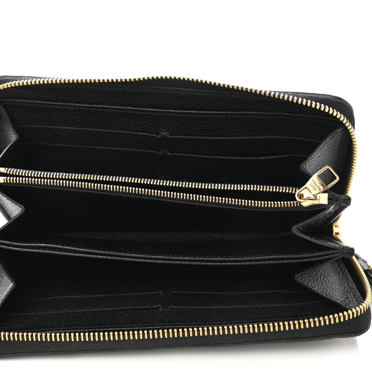 Louis Vuitton Empreinte Zippy Wallet Black 5 of 7