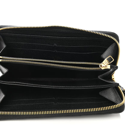 Louis Vuitton Empreinte Zippy Wallet Black 5 of 7