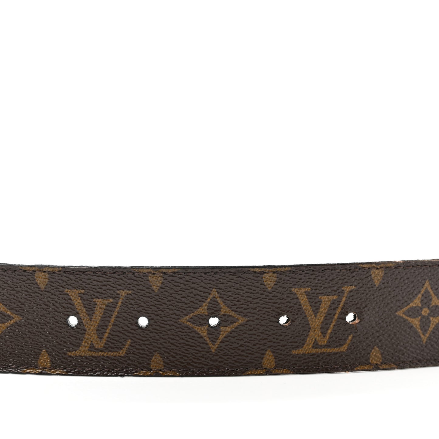 Calfskin Monogram 40mm LV Initiales Reversible Belt 85 34 Black