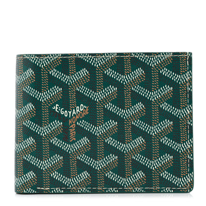 Goyard Goyardine Bi-Fold Victoire PM Wallet Green 1 of 8