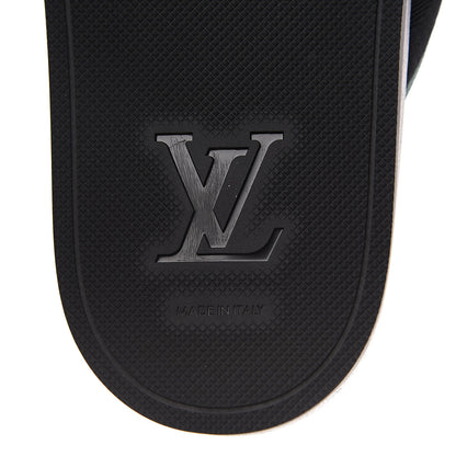 Louis Vuitton Taiga Mens Thong Sandals 10.5 Navy 7 of 8