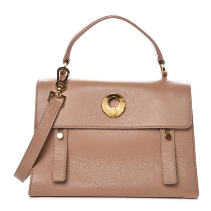 Saint Laurent Calfskin Canvas Small Muse Two Beige 1 of 7