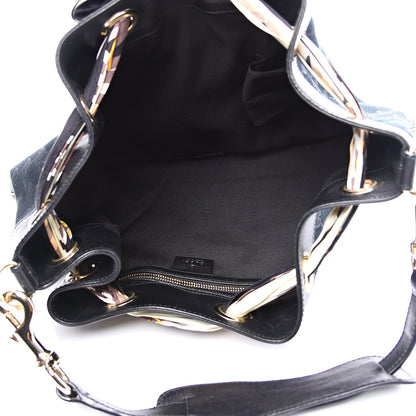 Gucci Monogram Positano Hobo Black 4 of 10