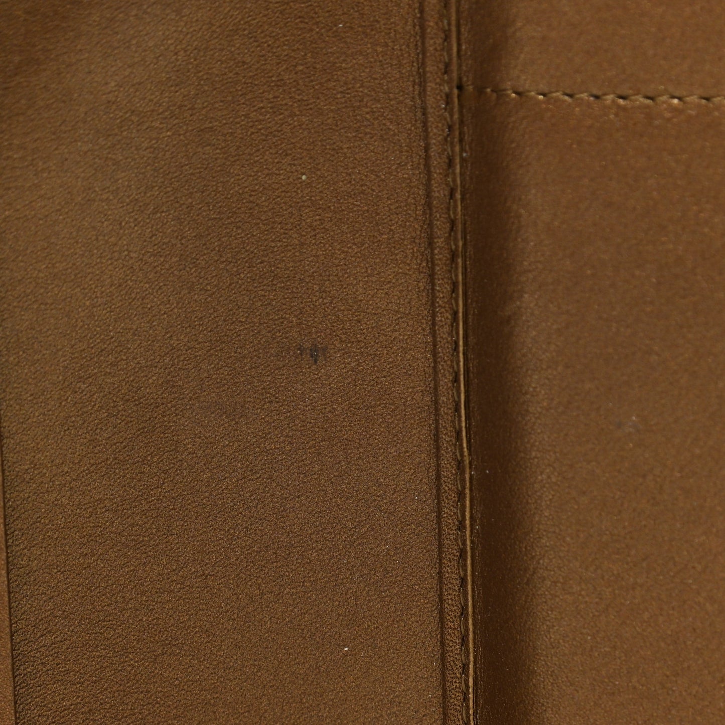 Metallic Caviar Timeless CC Travel Zip Wallet Bronze