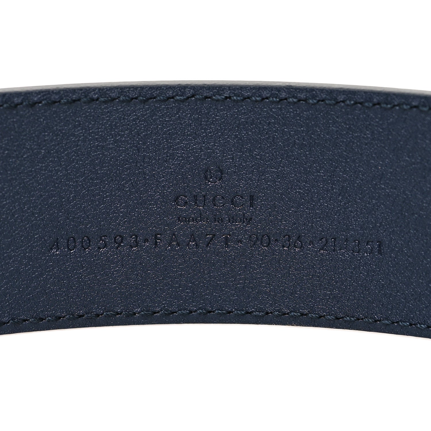 Gucci GG Supreme Monogram Water Flora Double G 40mm Belt 90 36 Beige Blue Multicolor 5 of 5
