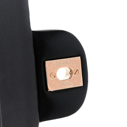 Chanel Lambskin Quilted Small Double Flap Black 7 of 12