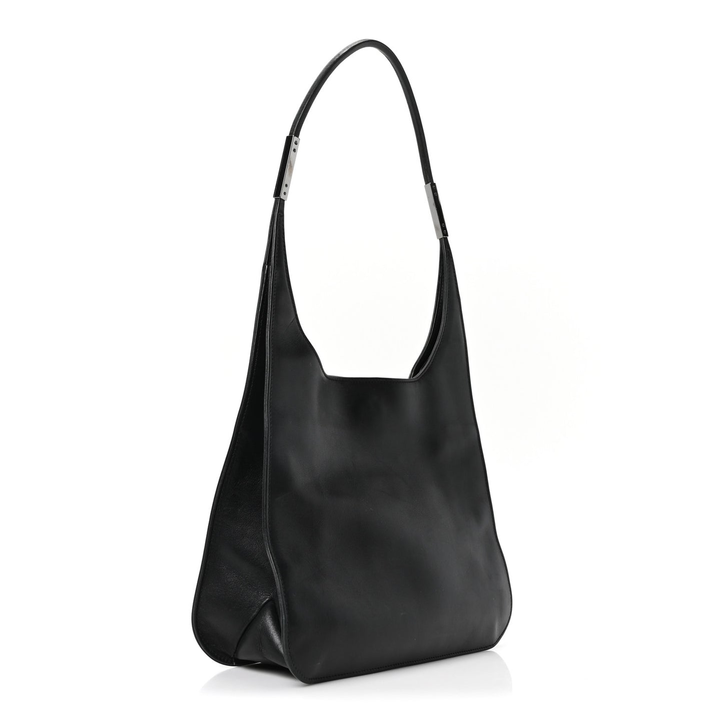 Calfskin Hobo Bag Black