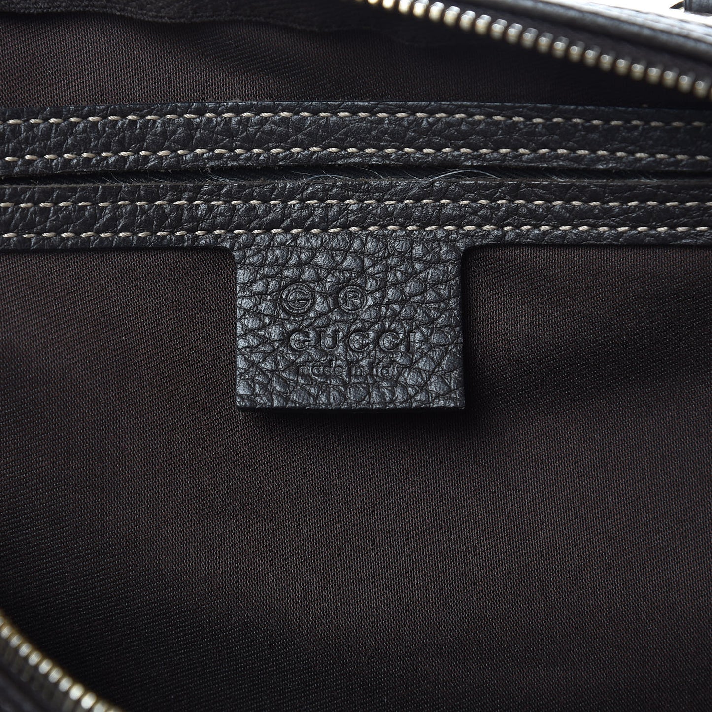 Crystal Monogram Medium Joy Boston Dark Brown