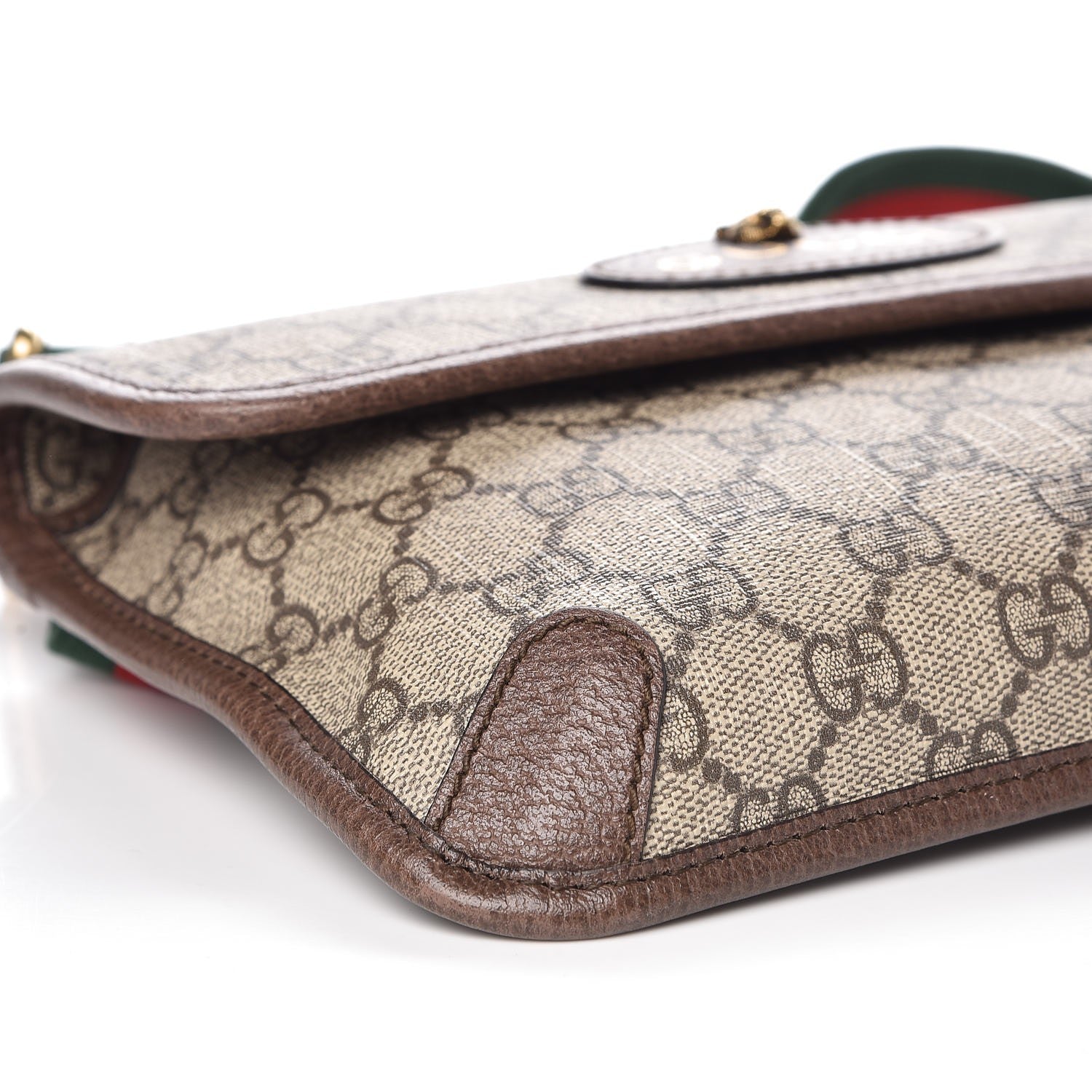 Gucci GG Supreme Monogram Neo Vintage Web Belt Bag Brown 8 of 11
