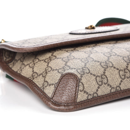 Gucci GG Supreme Monogram Neo Vintage Web Belt Bag Brown 8 of 11
