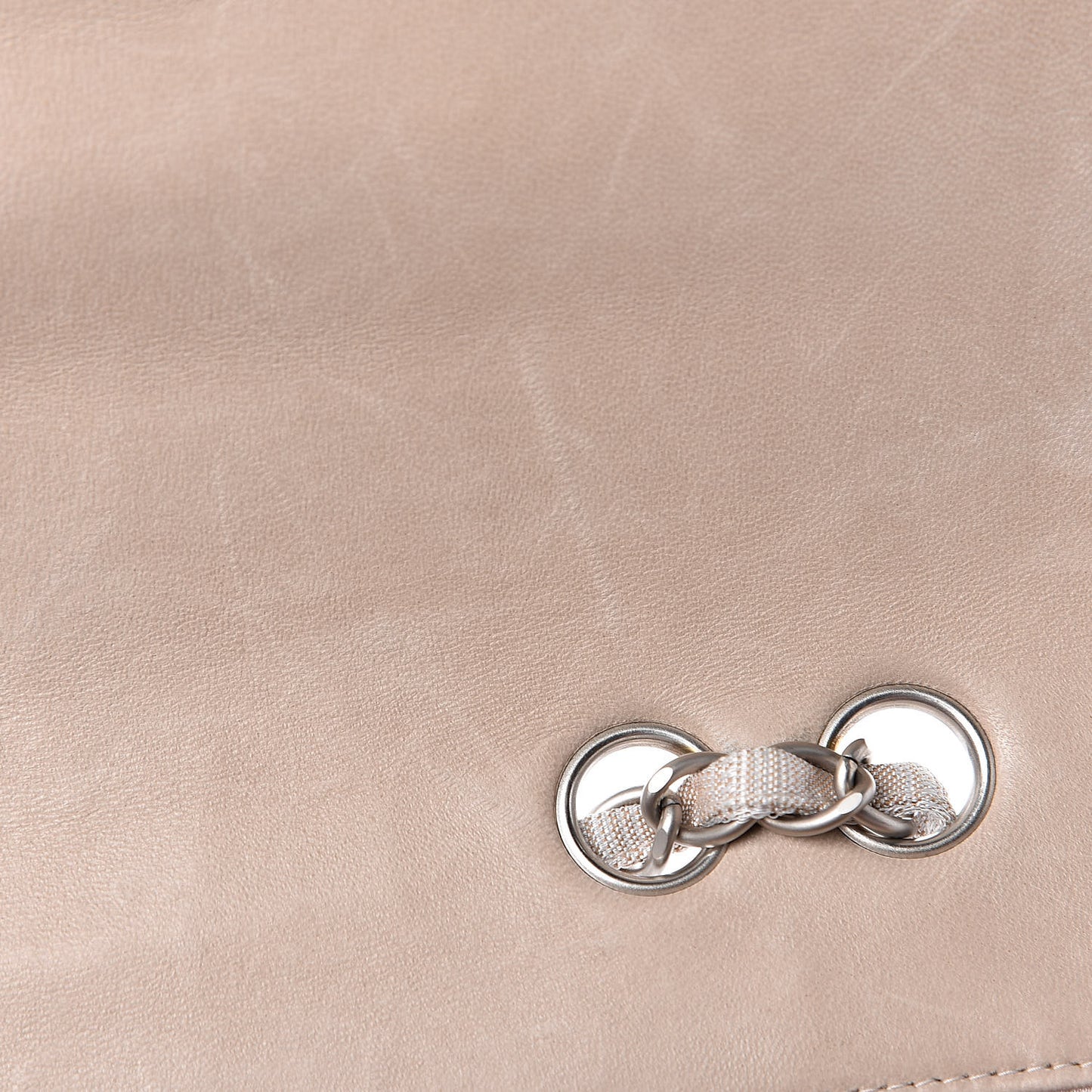 Nylon Medium Travel Flap Light Beige