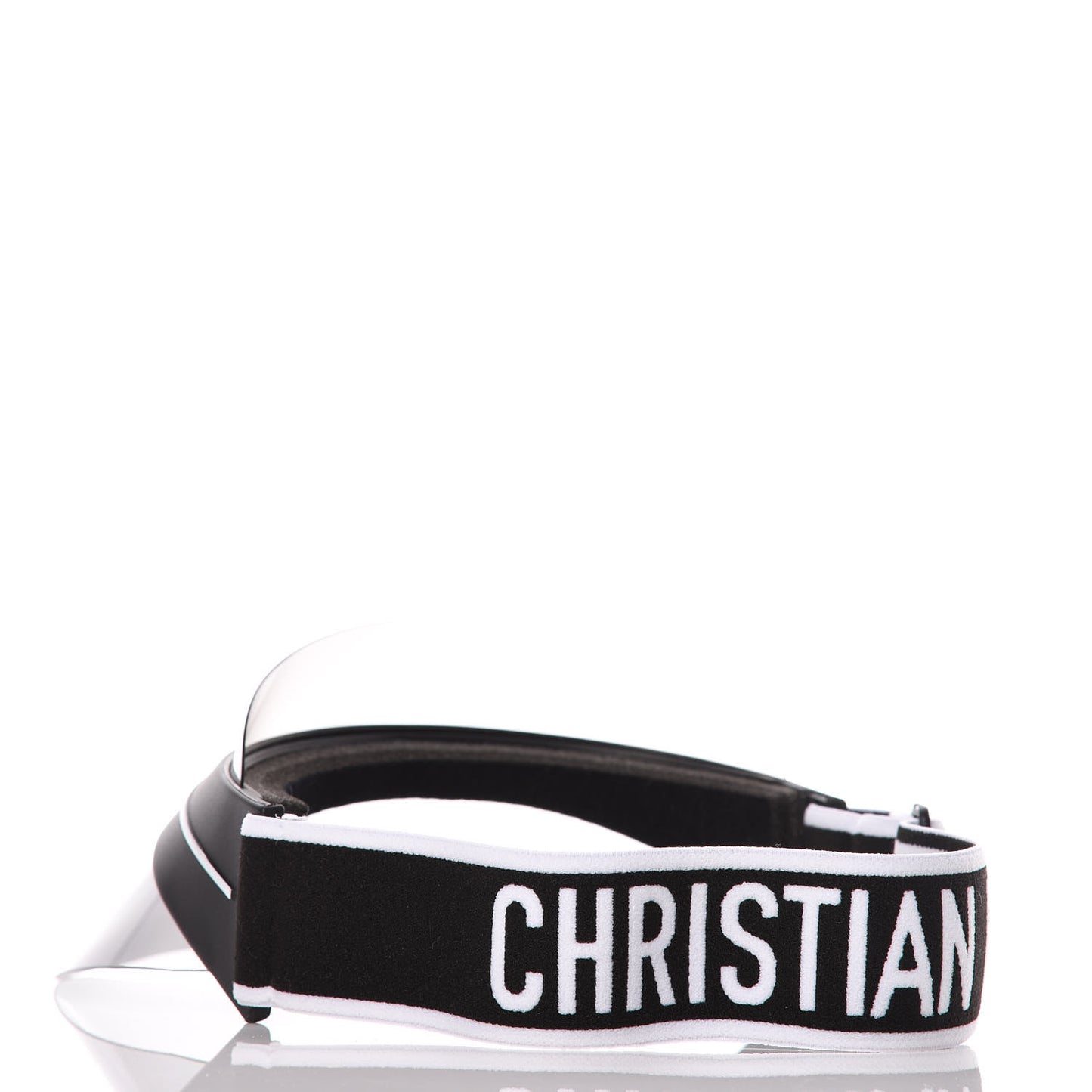 Mirrored DiorClub1 Sun Visor Silver