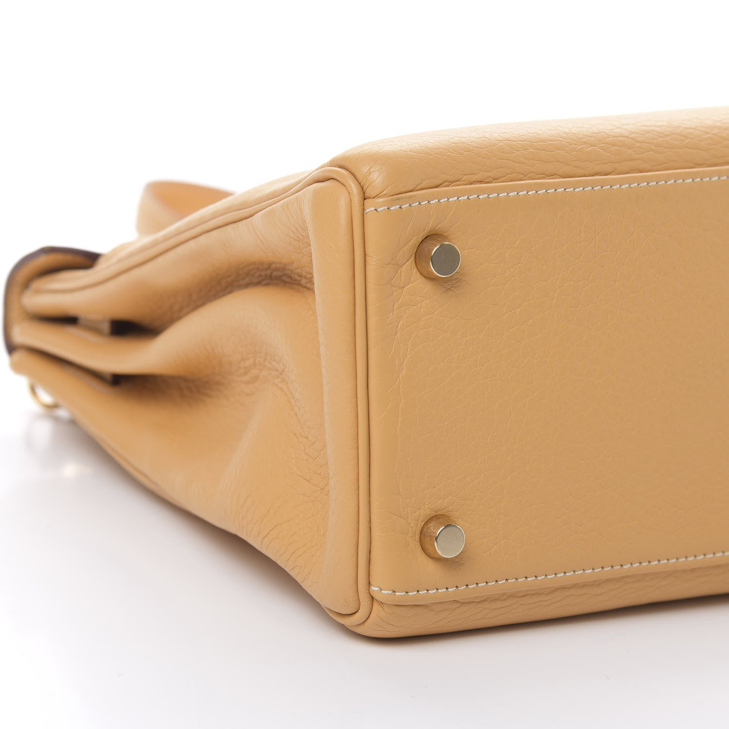 Hermes Taurillon Clemence Kelly Retourne 32 Sable 10 of 13