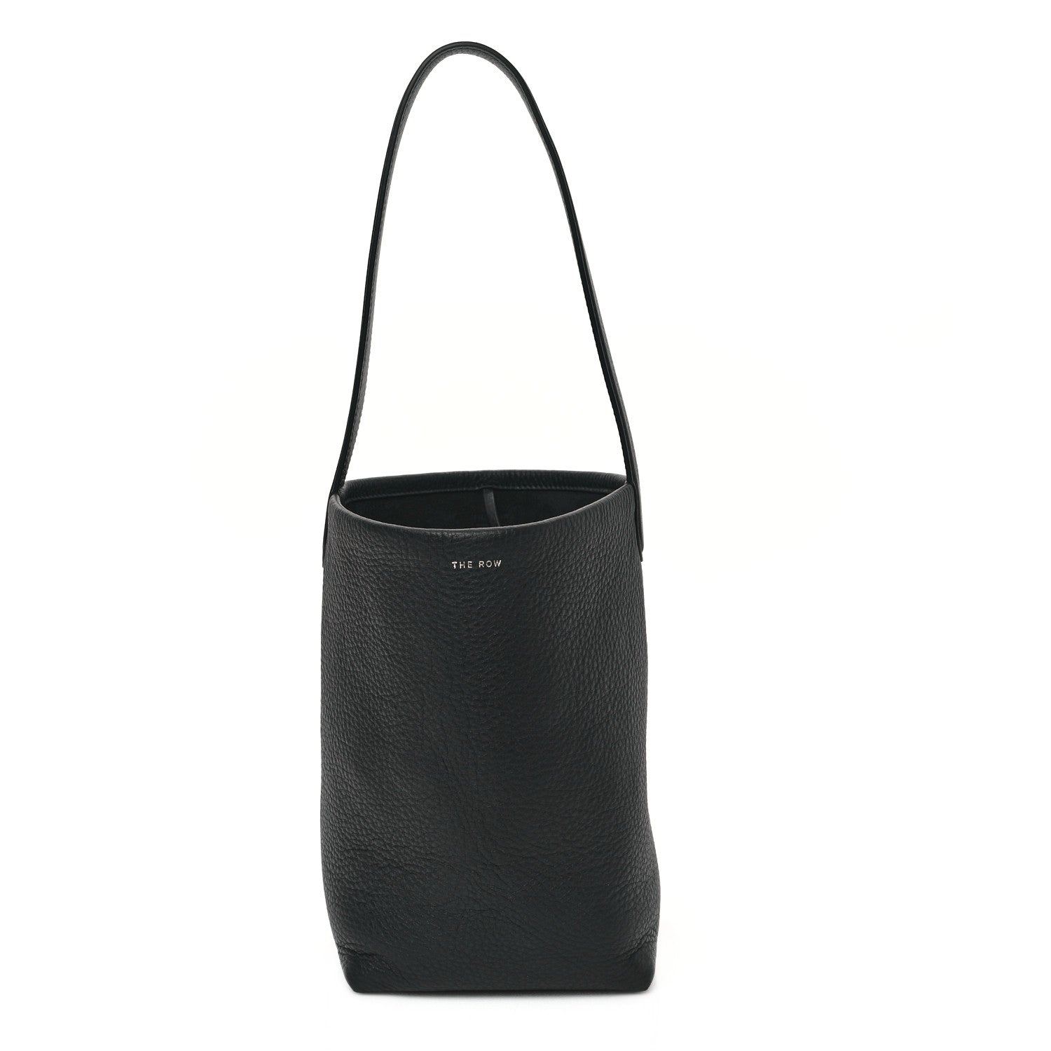 The Row Grained Calfskin Small N/S Park Tote Black 1 of 9