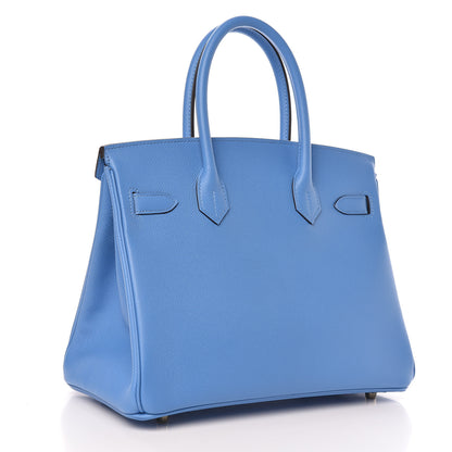 Hermes Epsom Birkin 30 Bleu Paradis 3 of 33