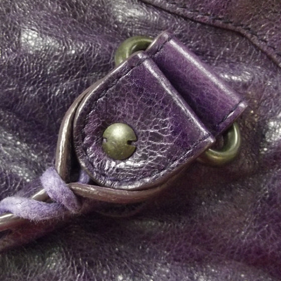 Balenciaga Agneau CITY Saphire Purple 9 of 14