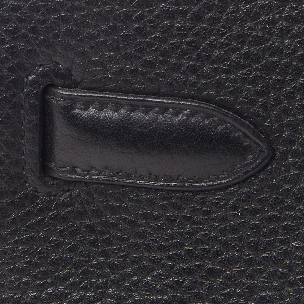 Taurillon Clemence Birkin 30 Black