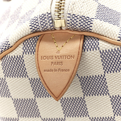 Louis Vuitton Damier Azur Speedy 30 7 of 11