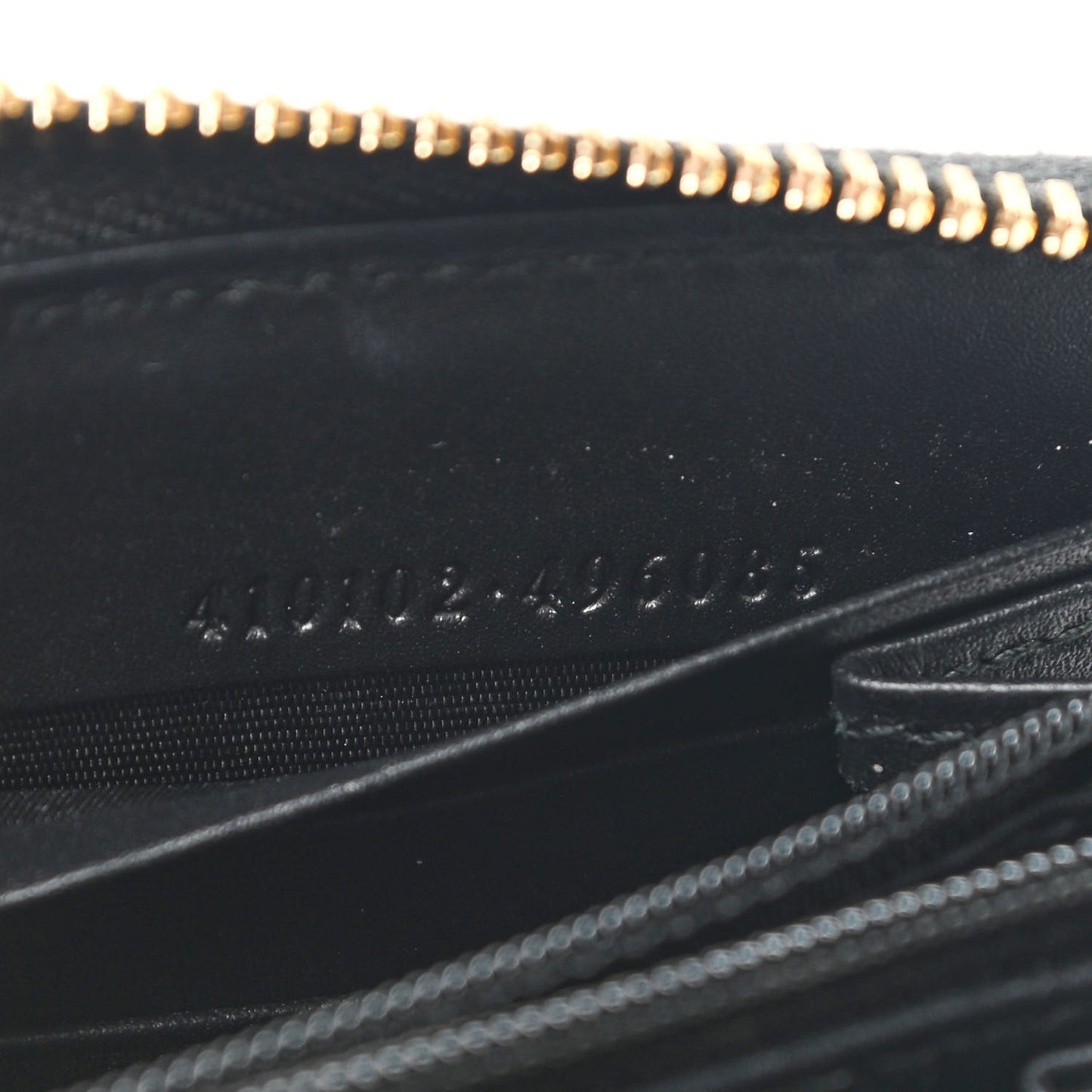 GG Supreme Monogram Bees Zip Around Wallet