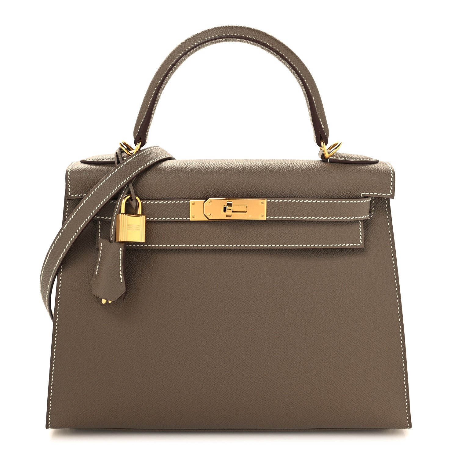 Hermes Epsom Kelly Sellier 28 Etoupe 1 of 11