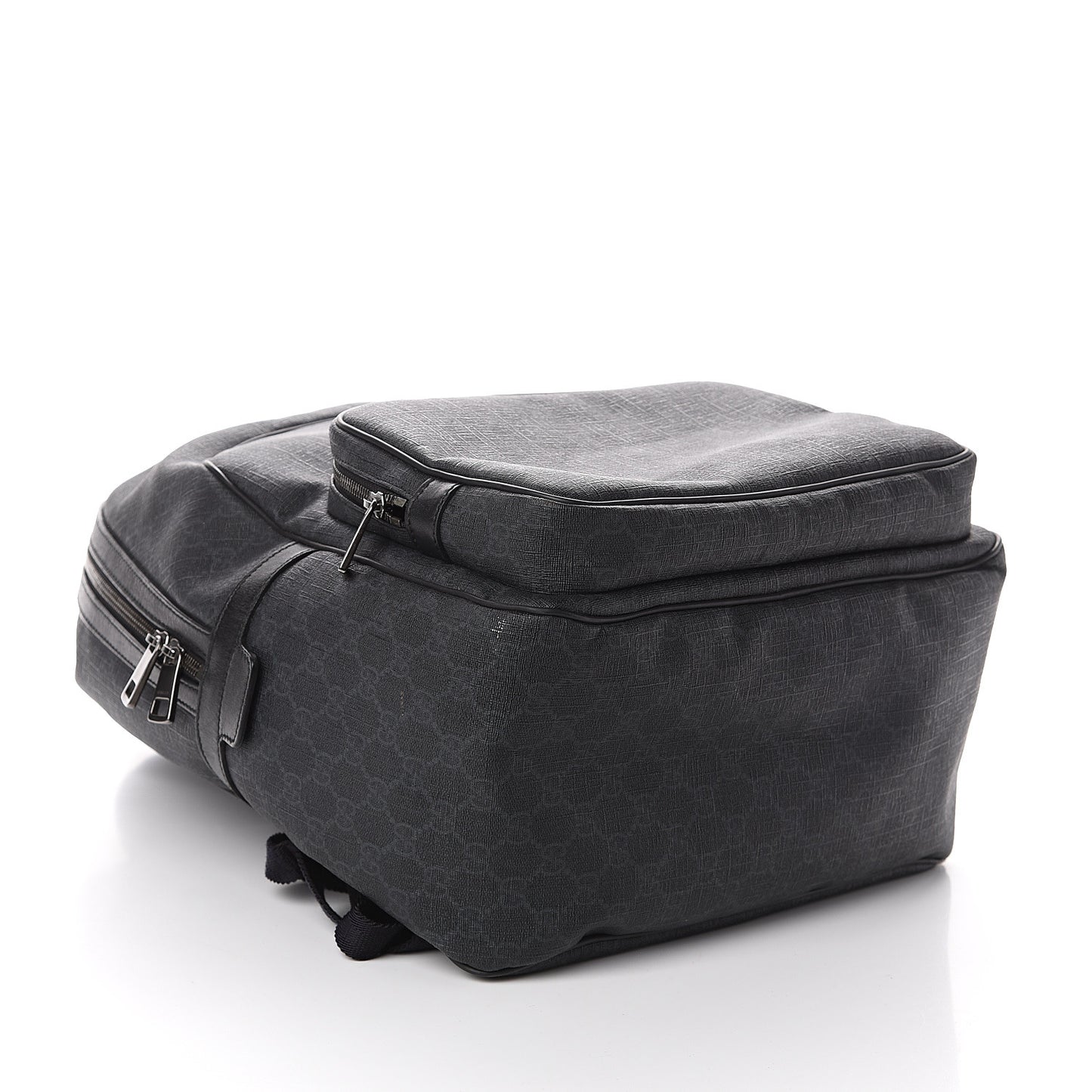 GG Supreme Monogram Medium Day Backpack Grey Black