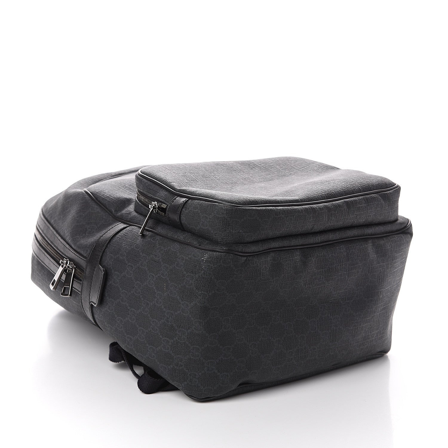 Gucci GG Supreme Monogram Medium Day Backpack Grey Black 3 of 8