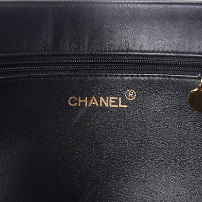 Chanel Lambskin CC Tote Black 6 of 11