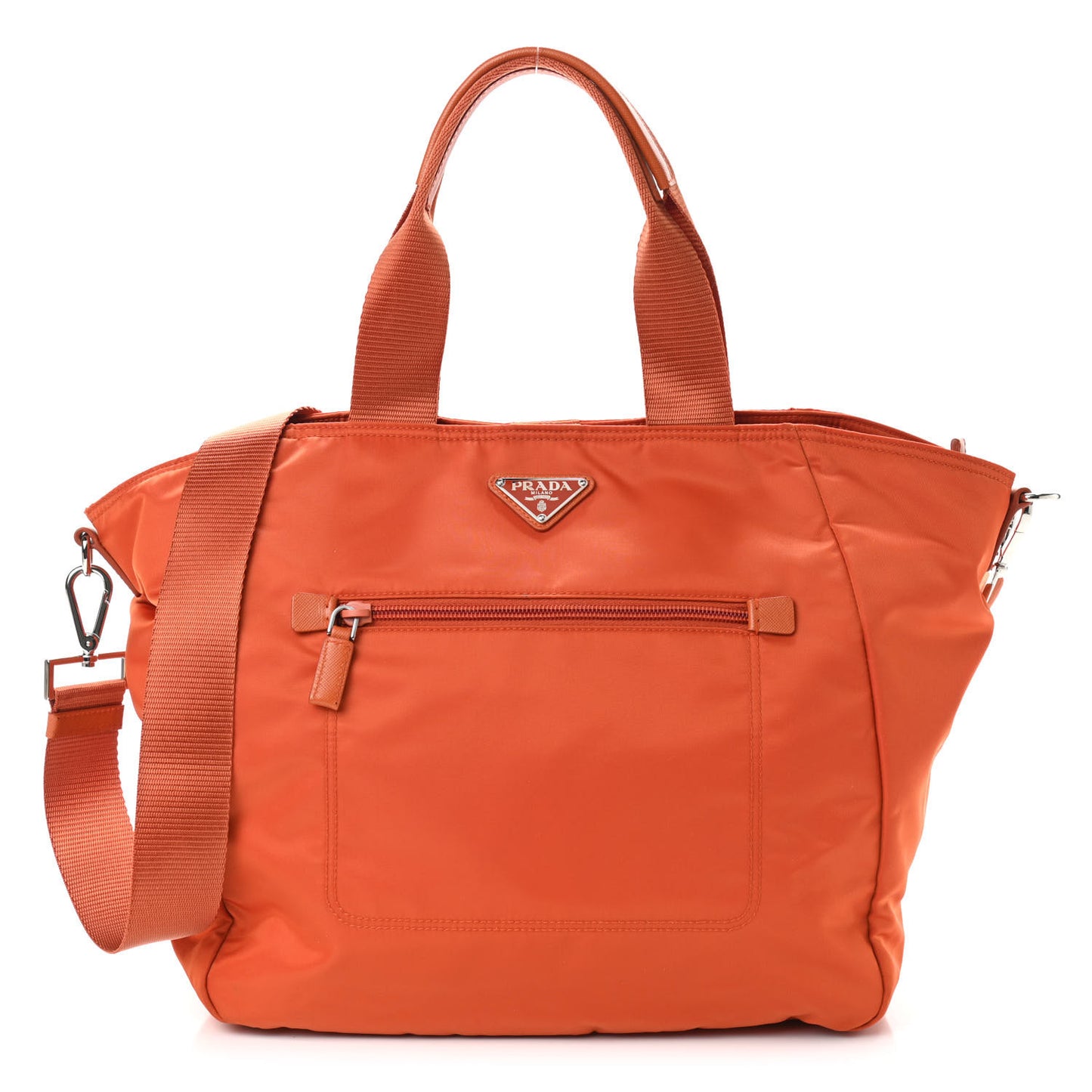 Tessuto Nylon Tote Papaya