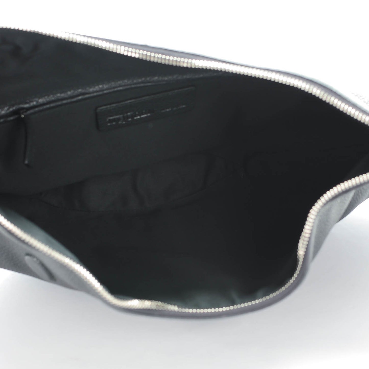 Calfskin De Manta Clutch Black