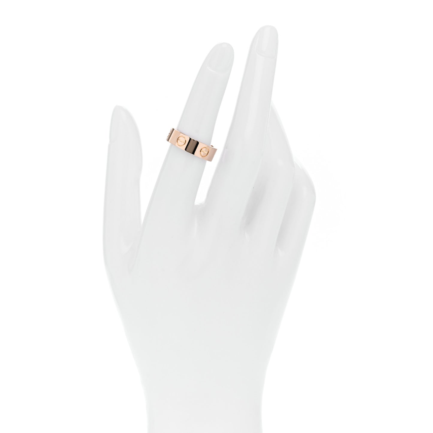 18K Pink Gold 5.5mm LOVE Ring 51 5.75