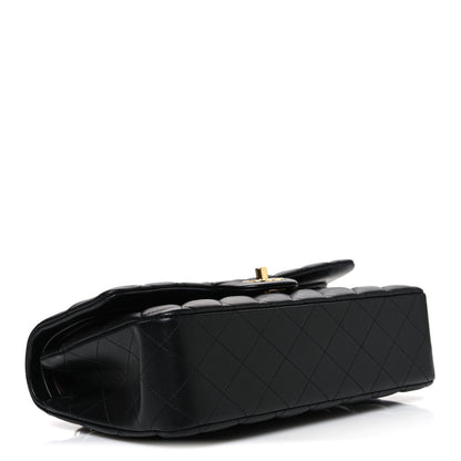 Chanel Lambskin Quilted Medium Double Flap Black 4 of 10