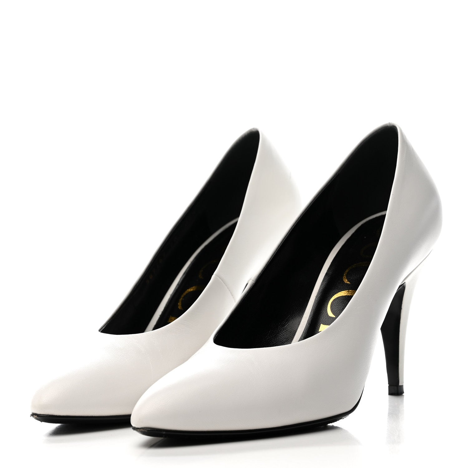 Gucci Malaga Kid Pumps 38 White 3 of 11