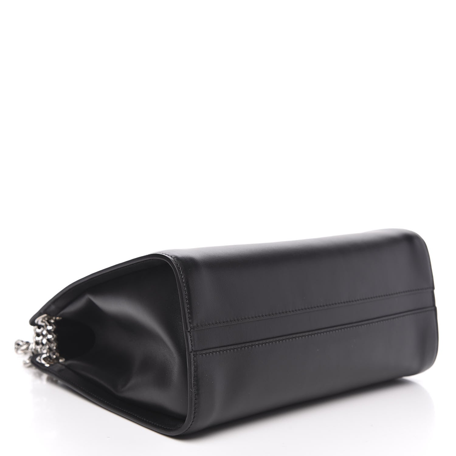 Chloe Shiny Calfskin Medium Annie Shoulder Bag Black 4 of 10
